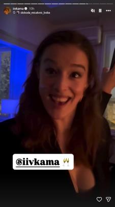 Milena Radulović na proslavi rođendana Ive Manojlović