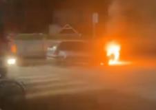 Izgoreo automobil u Jagodini