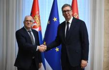 Aleksandar Vučić i Čarls Kornije