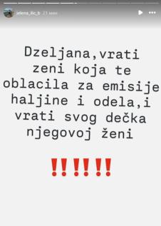 Jelena Ilić prozvala Ivanu Šopić