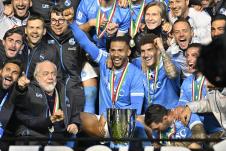 Fudbaleri Napolija slave posle osvajanja Superkupa Italije