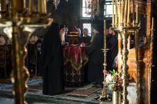 Božićna liturgija u manastiru Hilandar