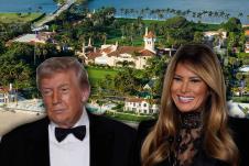 Donald Tramp Melanija Tramp