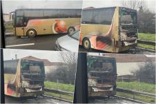 Autoput zapaljen autobus