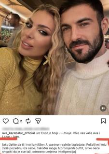 Ava Karabatić sa izmišljenim dečkom