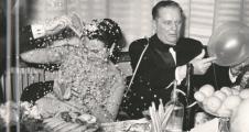 Josip Broz Tito i Jovanka Broz slave Novu godinu