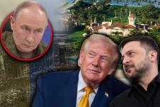 Donald Tramp Volodimir Zelenski Vladimir Putin