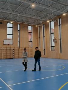 OŠ u V. Drenovi, nova fiskulturna sala.jpg