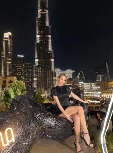 Aleksandra Nikolić u Dubaiju za Novu godinu