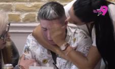 Jovana Tomić Matora plače dok čita čestitke porodice