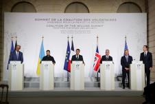 Pariz sastanak Fridrih Merc Volodimir Zelenski Emanuel Makron Kir Stramer Stiv Vitkof Džared Kušner