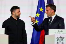 Pariz sastanak Emanuel Makron Volodimir Zelenski