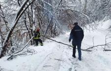 Policija na terenu zbog snežnih nepogoda