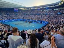 Egzibicija Australijan open Rodžer Federer