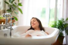 topla kupka opuštanje