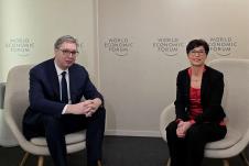 Aleksandar Vučić Marta Kos