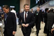 Dejvid Bekam na Svetskom ekonomskom forumu 2026