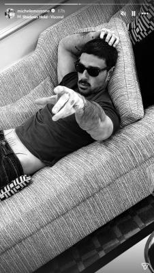 Mikele Morone u luksuznom hotelu u Beogradu