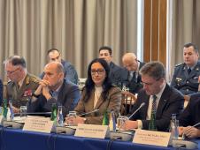 Ministarka za brigu o porodici i demografiju Jelena Žarić Kovačević na sednici Vlade Srbije na Tari