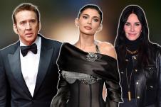 Nikolas Kejdž, Kajli Džener, Kortni Koks - kolaž fotografija