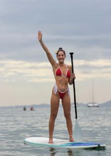 Anđela Đuričić jaše slona