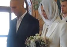 Danijela Dimitrovska venčanje u crkvi sa maramom
