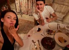 Bruklin Bekam i Nikola Pelc na večeri.jpg