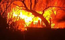 požar Kaluđerica barake