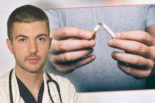 dr Nikola Piljić/ruke muškarca koji lomi cigaretu