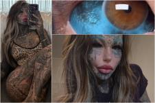 Amber Luk na sebi ima 600 tetovaža, a istetovirala je i očne jabučice