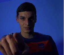 Stefan Obradović na predstavljanju u klubu Akademija Puerto Kabeljo