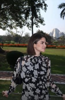 Sofija Dacić na putovanju u Indiji