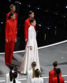 Vitorija Ćereti na otvaranju Zimskih olimpijskih igara 2026