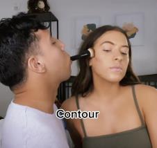 Brijel Adams-Vitli šminka