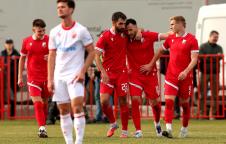 Milan Janjić i Nemanja Subotić na utakmici Budućnost Dobanovci - Crvena zvezda