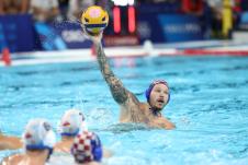 Jerko Marinić Kragić na utakmici protiv Srbije