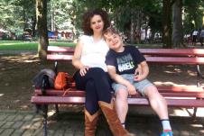 Ana Marinković sa sinom Ilijom, koji boluje od Dišenove mišićne distrofije