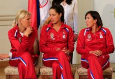 Tatjana Ječmenica Ana Ivanović i Jelena Janković