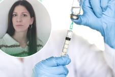 Jovana Aleksić/medicinska sestra se priprema za davanje vakcije, špric i bočica
