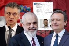 Andrej Plenković Aljbin Kurti Edi Rama