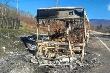 Loznica izgoreo autobus