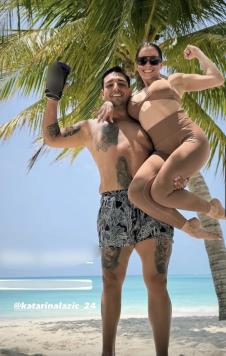 Darko Lazić i Katarina na Maldivima