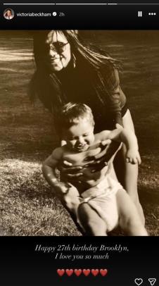 Viktorija Bekam čestitala rođendan Bruklinu Bekamu
