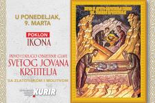 Poklon ikona Obretenje glave Sv Jovana Krstitelja