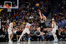 Nikola Jokić na meču Denver Nagets - Njujork Niks