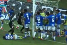 Atletiko Mineiro - Kruzeiro, tuča