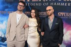 Zoran Lisinac, Ivana Dudić, Domagoj Mazuran, premijera filma Storm Rider, foto Michael Mattes (3).jpg