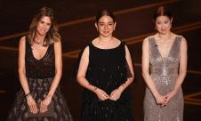 Zvezde filma „Deveruše“ na sceni Oskara 2026 tokom zajedničkog nastupa i komičnog skeča