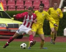 Nemanja Vidić u dresu Crvene zvezde