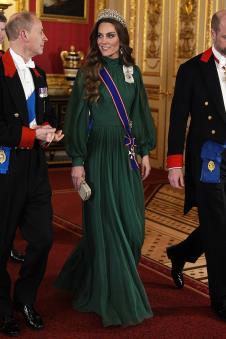 Kejt Midlton na banketu u čast nigerijskog predsednika